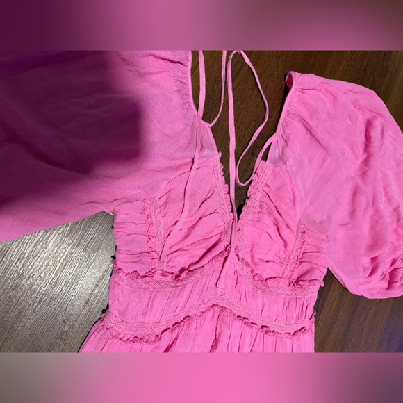 FREE PEOPLE
You're A Jewel Maxi pink rare spring boho casual resort revolve $148 - Picture 10 of 14